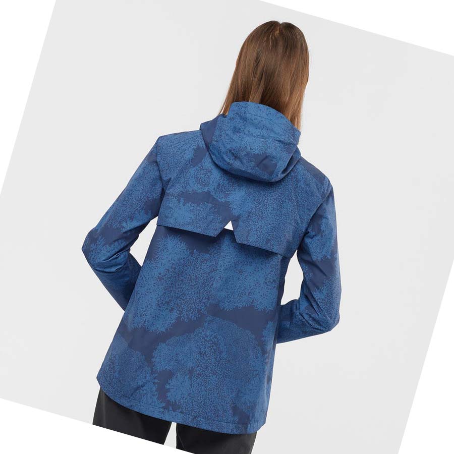 Chaquetas Salomon COMET WP JKT W WATERPROOF Mujer Azules | MX 2497MQZ